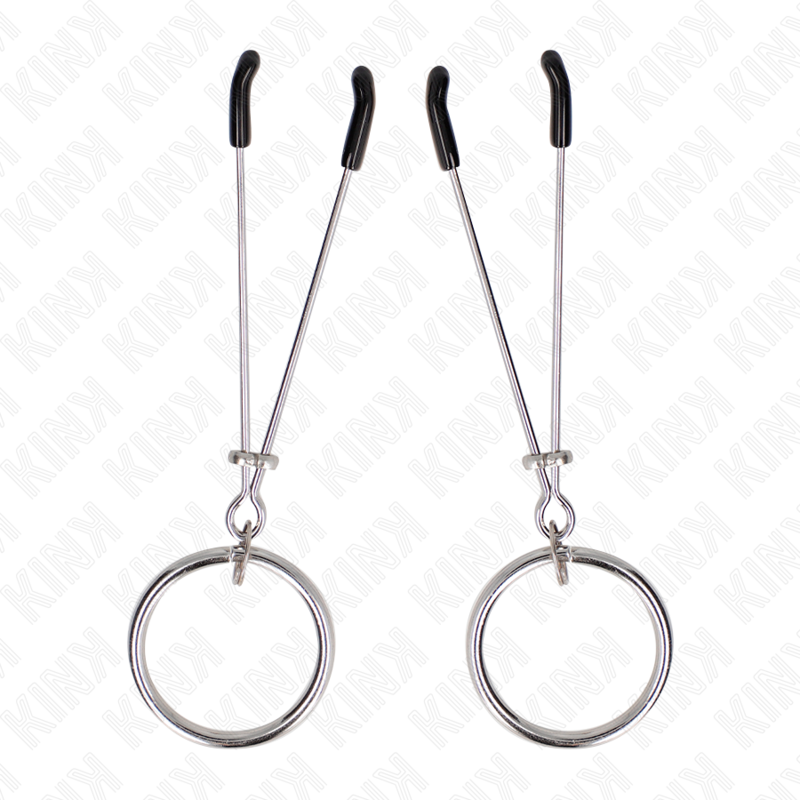 img_186690_7fa70a852a815f2947afc811f247dcca_1 KINK - THIN NIPPLE CLAMPS WITH O-RING 7 CM - Image 1