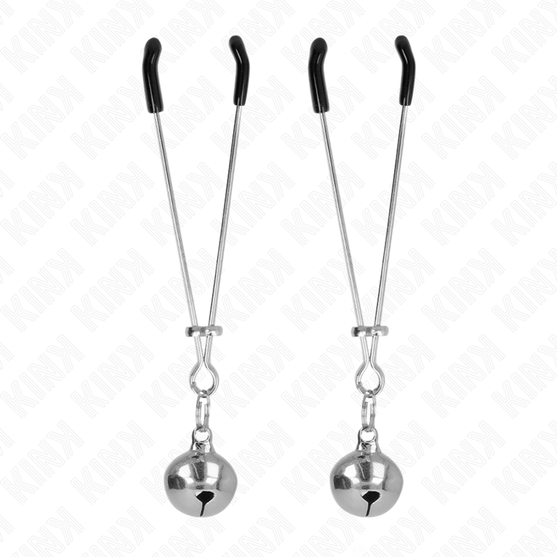 img_186706_401158a99f7b597be5680dc8f4d1d5a9_1 KINK - THIN BELL NIPPLE CLAMPS SILVER 7 CM - Image 1
