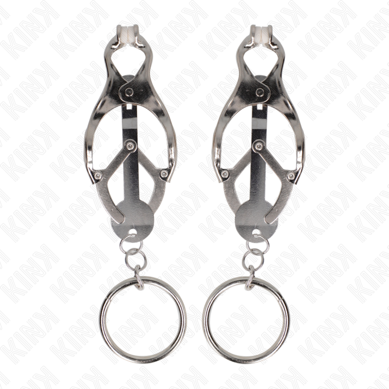 img_186727_7bddbde2d55f905913d3a251c49305f0_1 KINK - O-RING JAPANESE CLOVER NIPPLE CLAMPS SILVER - Image 2