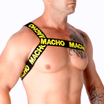 MACHO - ROMAN HARNESS YELLOW S/M - Image 2