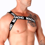 MACHO - ROMAN HARNESS WHITE S/M - Image 2