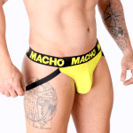 MACHO - MX25A JOCK LYCRA YELLOW M - Image 2