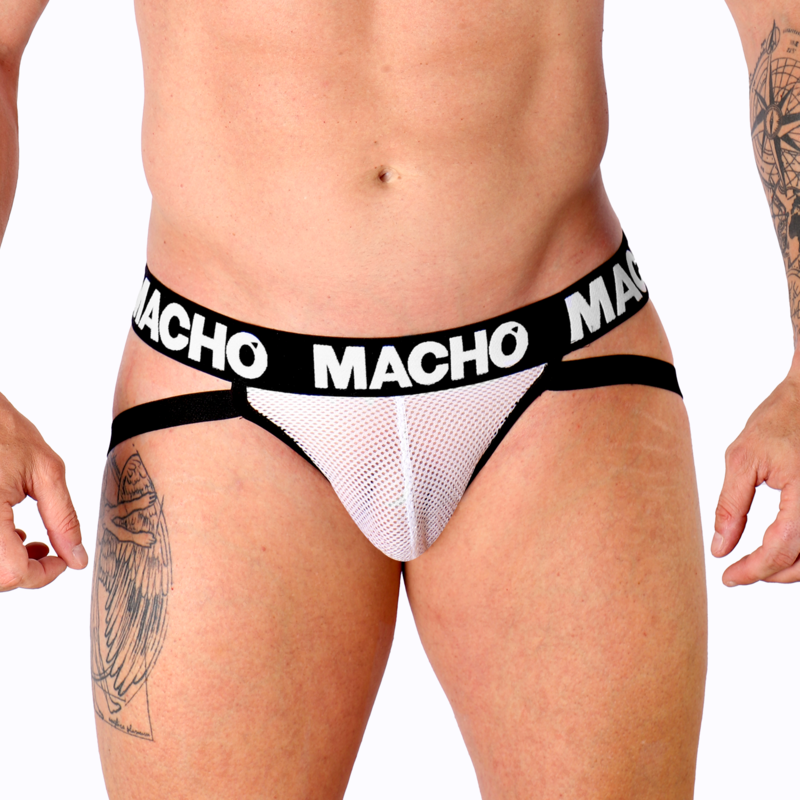 img_187184_2c680cd039d27826f6c43f21a820e519_1 MACHO - MX26X1 JOCK GRID WHITE XL - Image 1