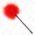 KINK - RED TICKLE FEATHERS USED FOR THE BONDAGE KIT 27 CM - Image 2