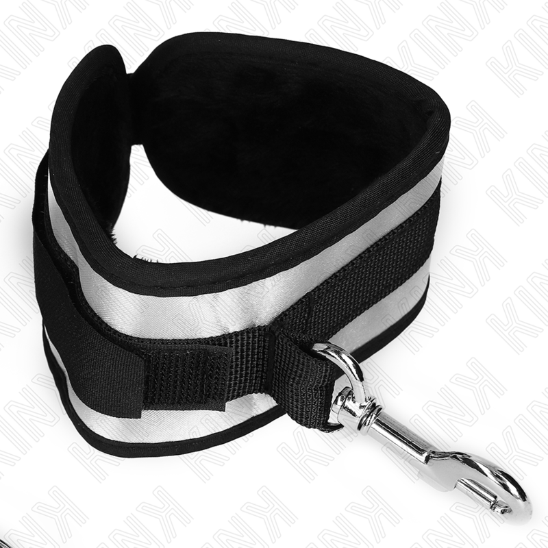 img_187388_1891fb50020823ea9fdc042abb37ef2c_1 KINK - NEOPRENE WRIST CUFFS GREY 23 X 5 CM - Image 2