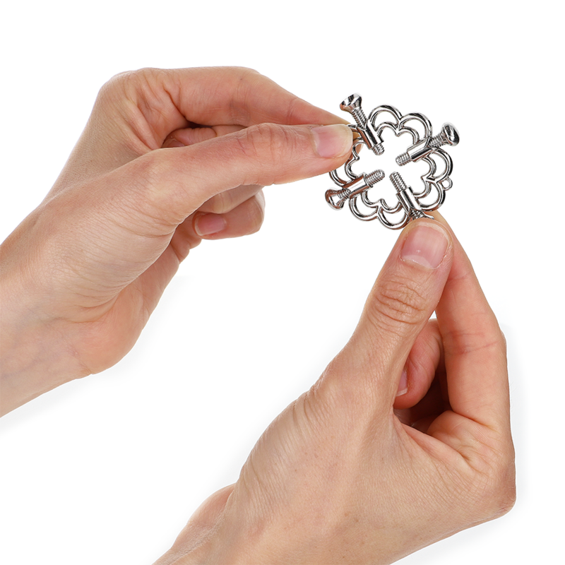 img_187513_a8a2bc770364cede22f18875da25234f_1 KINK - METAL FLOWER NIPPLE CLAMPS - Image 2