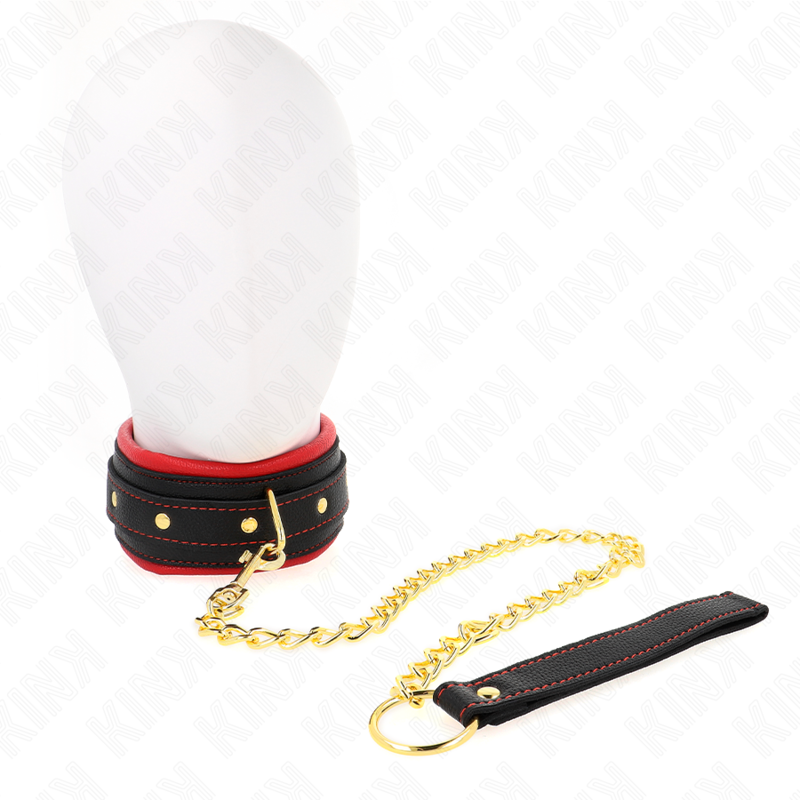 img_187622_ef2f54c3859b7c09da376729c6287173_1 KINK - COLLAR WITH PLAIN FABRIC LEASH ADJUSTABLE 33-48 CM X 5.7 CM - Image 1