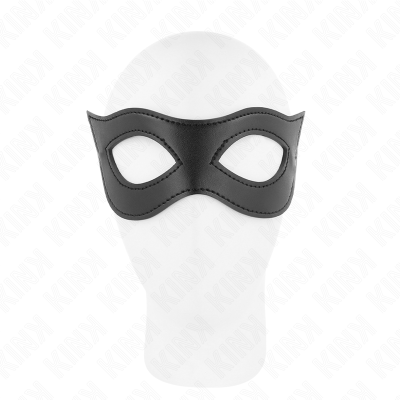 img_187679_8aac50c6c02ab5f8e6a707702f450871_1 KINK - LEATHERETTE MASK MODEL 2 23 x 7.5 CM - Image 2