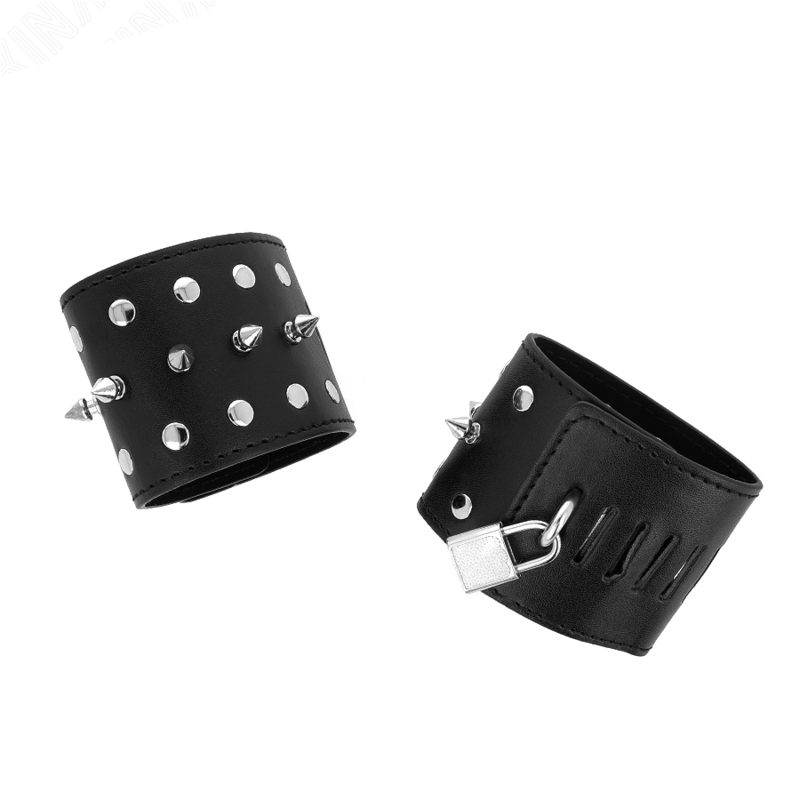 img_187748_a69c263f1e4e8e8a90cad50f270d8e3e_1 KINK - PUNK WRIST RESTRAINTS WITH SPIKES 25 X 6 CM - Image 2