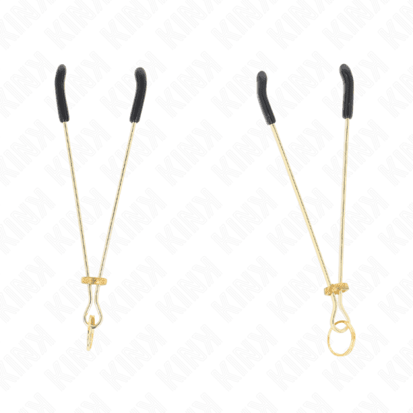 KINK - THIN NIPPLE CLAMPS GOLD 7 CM