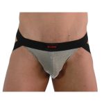 BURN - 001 JOCK SHINY BEIGE / BLACK L - Image 2