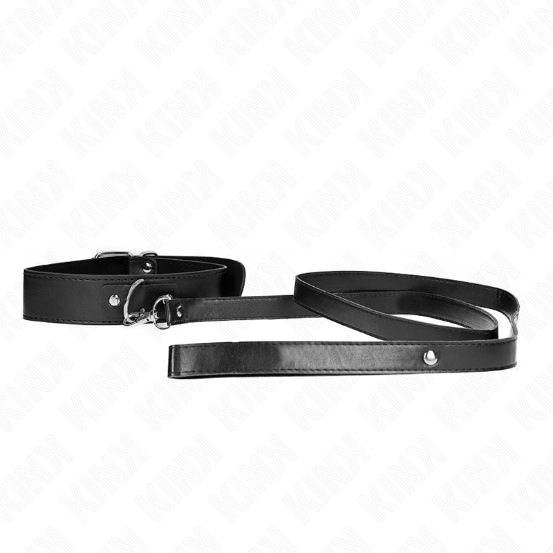 img_188729_e092c5bbcdb8764fbe71f9ed5f97425b_1 KINK - NECKLACE WITH BELT 116 CM BLACK STRAP ADJUSTABLE 32-50 CM X 8 CM - Image 1