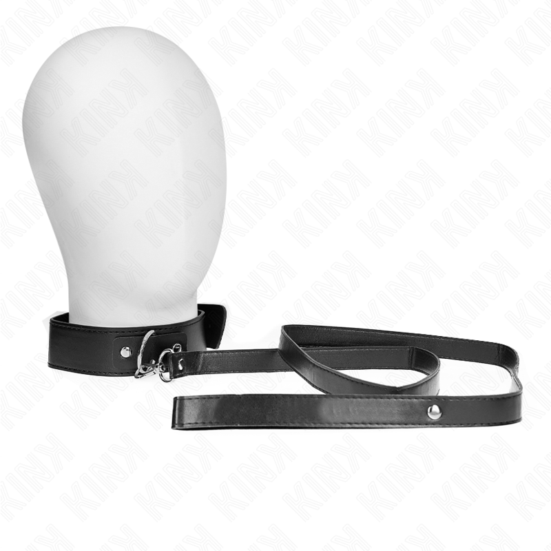 img_188732_31d4b54c10f614b9ae89cee20623ef78_1 KINK - NECKLACE WITH BELT 116 CM BLACK STRAP ADJUSTABLE 32-50 CM X 8 CM - Image 2