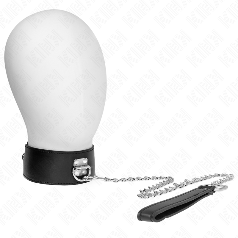 img_188742_91496054e95ce1591b25b0c110c28ee9_1 KINK - NECKLACE WITH BELT 65 CM WITH WIDE BLACK STRAP ADJUSTABLE 33.5-41 CM X 5 CM - Image 1