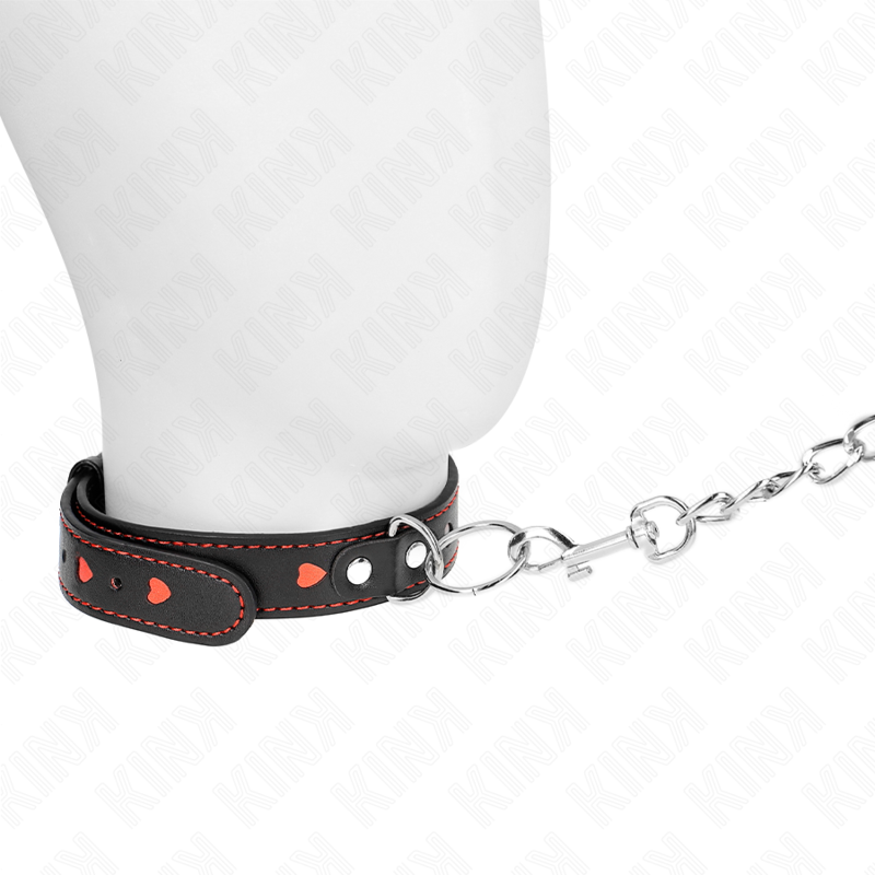img_188773_4c062f28c2dbfc645323517370497401_1 KINK - NECKLACE WITH STRAP 65 CM HEART DETAILS 52.5 X 2.5 CM - Image 2