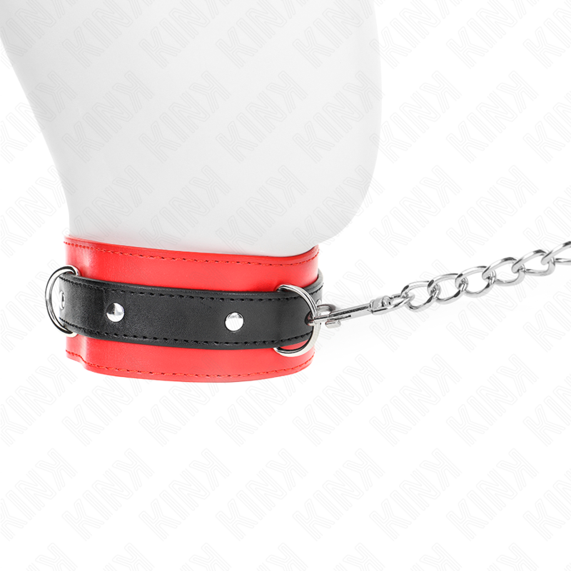 img_188800_3d88ba68c1965f27b90c136fb6b25241_1 KINK - COLLAR WITH BELT 65 CM WITH STRAP RED 54 X 4.5 CM - Image 2