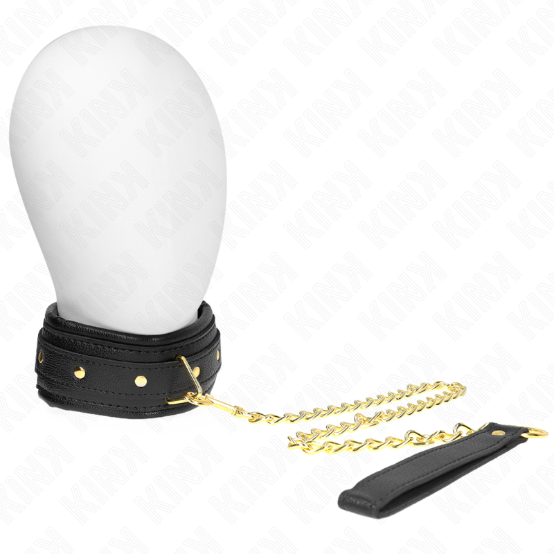 img_188814_21d65de11c31bce10711a2610bf0ebe3_1 KINK - NECKLACE WITH SPONGE IMITATION LEATHER STRAP MODEL 1 ADJUSTABLE 37-54 CM X 3 CM - Image 1