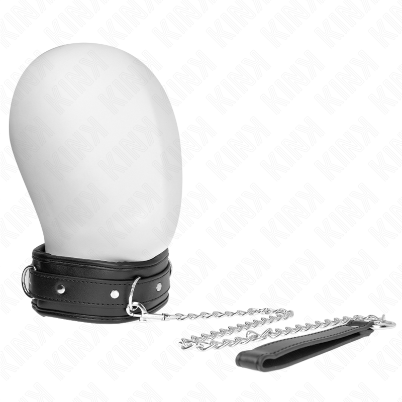 img_188826_3e673d958d15b7587b334c76a1ecbecd_1 KINK - NECKLACE WITH SPONGE IMITATION LEATHER STRAP MODEL 3 ADJUSTABLE 37-54 CM X 3 CM - Image 1
