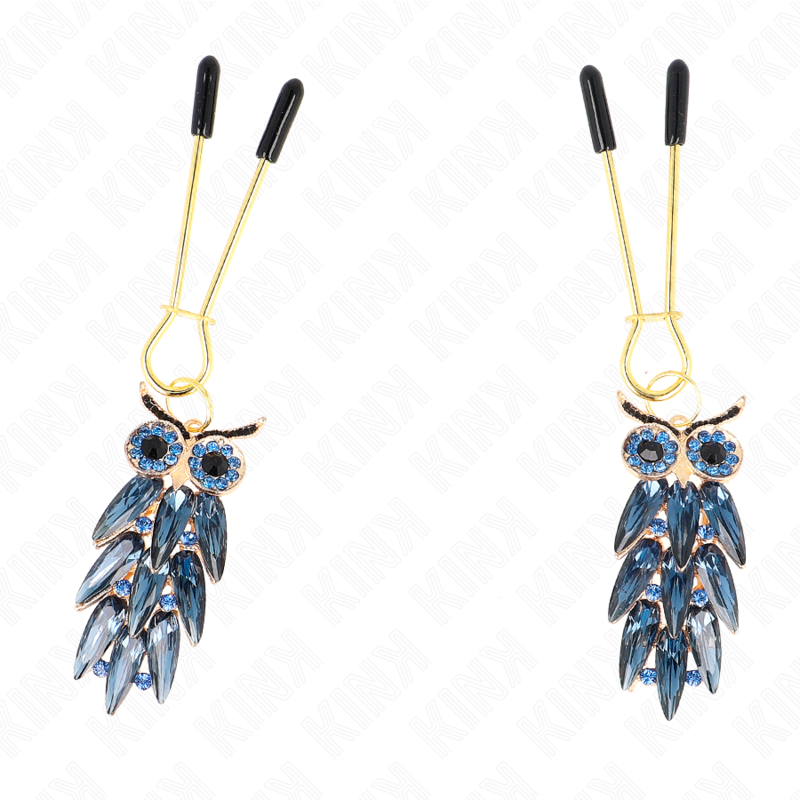 img_189003_638c8fae375d6993484d2cf60177f9b8_1 KINK - OWL PENDANT NIPPLE CLAMPS 6 CM - Image 1