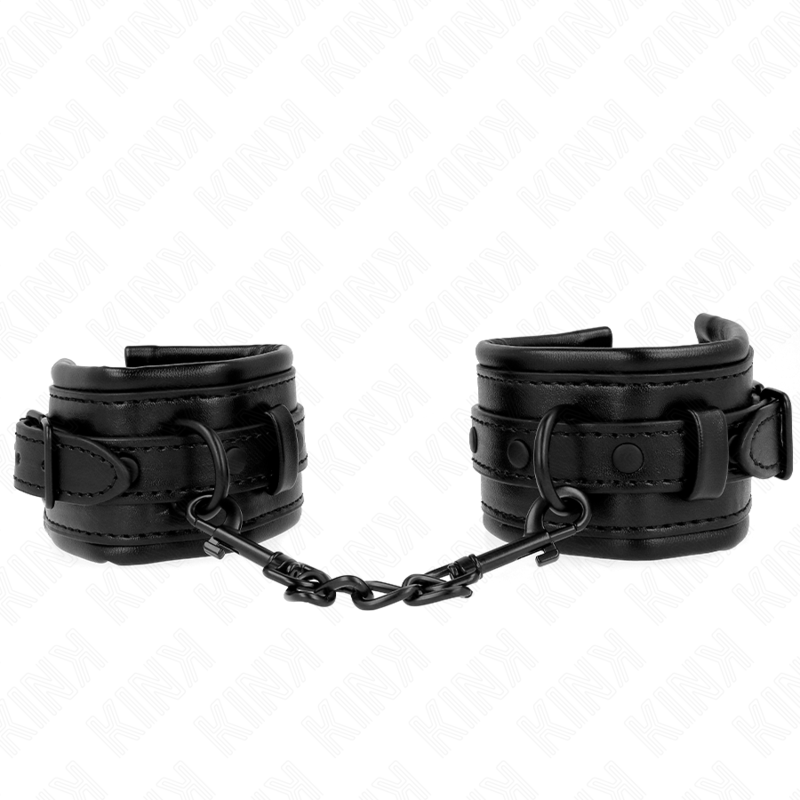img_189171_bba0a5d38c3b26cefd461188028e8a4d_1 KINK - WRIST RESTRAINTS BLACK ADJUSTABLE 20-30 CM X 6 CM - Image 1