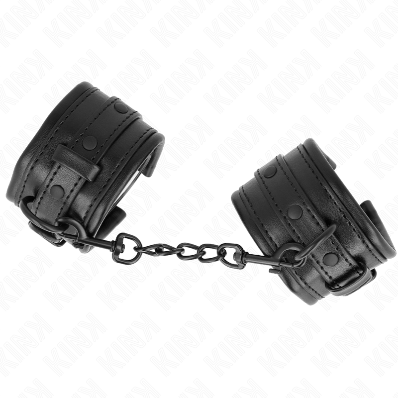 img_189172_3b56a9c9a5eba1d0d10dec4b9eaa234e_1 KINK - WRIST RESTRAINTS BLACK ADJUSTABLE 20-30 CM X 6 CM - Image 2