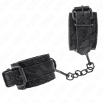 KINK - DARK LACE COVERED WRIST CUFFS ADJUSTABLE BLACK 19-26 CM - Image 2