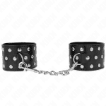 KINK - PUNK WRIST RESTRAINTS ADJUSTABLE 19-24 CM X 5.5 CM