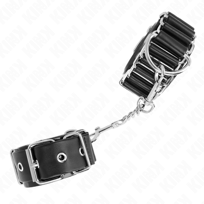img_189320_a0e39f139ac88782917f3ce69ec8bc58_1 KINK - HINGE-LIKE THIN WRIST RESTRAINTS BLACK ADJUSTRABLE 16-22 CM X 3.5 CM - Image 2