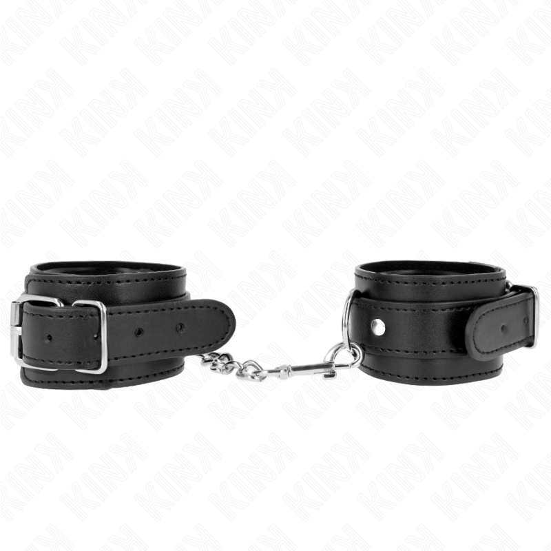 img_189323_5afb6e6b0b1e447c6dfe265fee21381c_1 KINK - THIN WRIST RESTRAINTS BLACK ADJUSTABLE 21-33 CM - Image 1