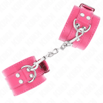 KINK - WRIST RESTRAINTS RASPBERRY ROSE WITH RASPBERRY ROSE LINING ADJUSTABLE 20-28 CM X 5.5 CM - Image 2