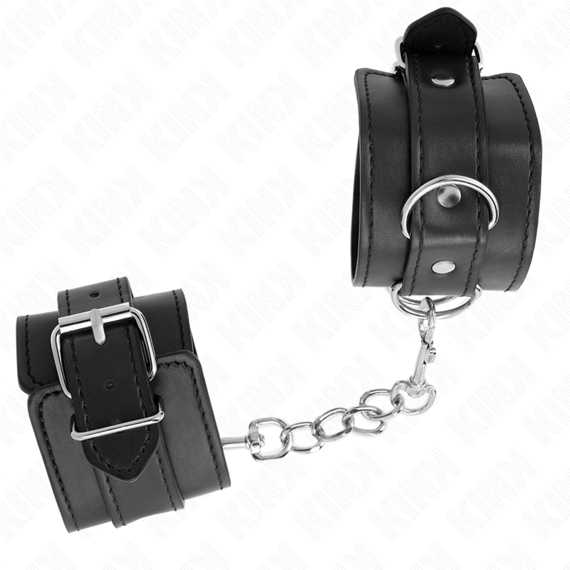 img_189515_a4673a2fdb354f049e90ad054915d8b1_1 KINK - SIMPLE WRIST RESTRAINTS BLACK ADJUSTABLE 20-23 CM X 5.5 CM - Image 2