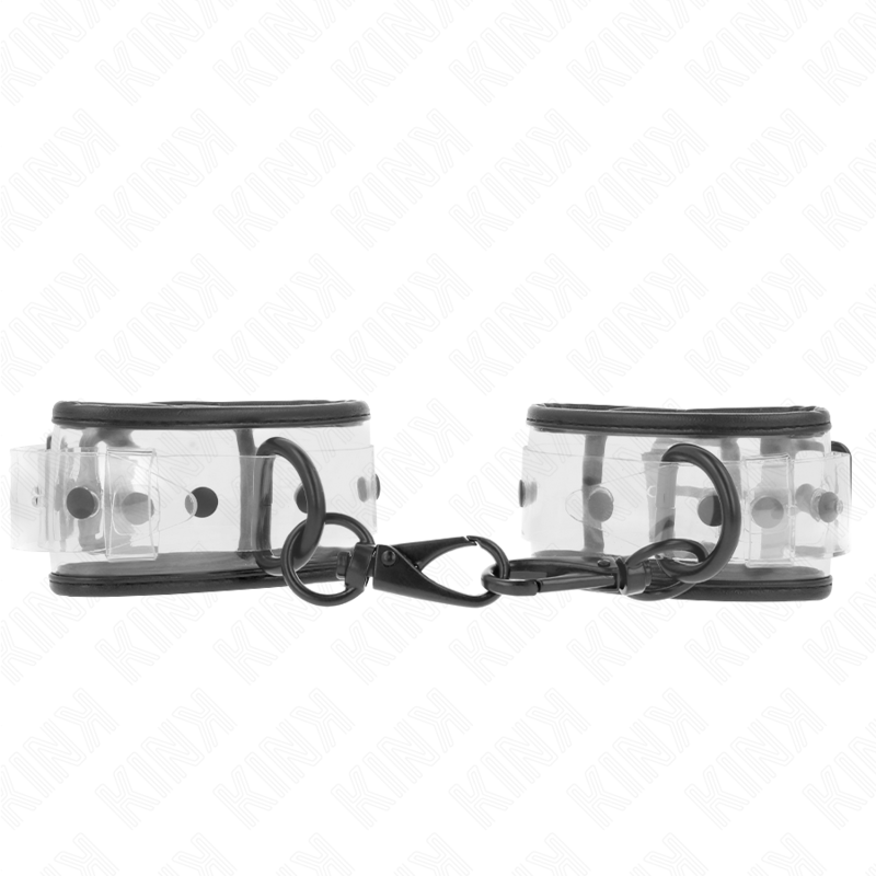 img_189529_485de053f2aeb326df455faa6044a1bb_1 KINK - CLEAR WRIST CUFFS ADJUSTABLE 18-30 CM X 5.5 CM - Image 1
