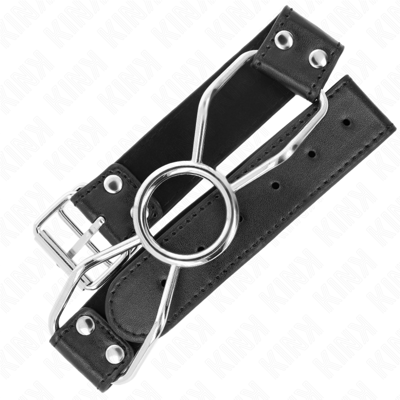 img_189564_b9fc76384ea99bab232f27a45a6733a1_1 KINK - SPIDER MOUTH GAG 60 X 3 CM SIZE S 3 CM - Image 2
