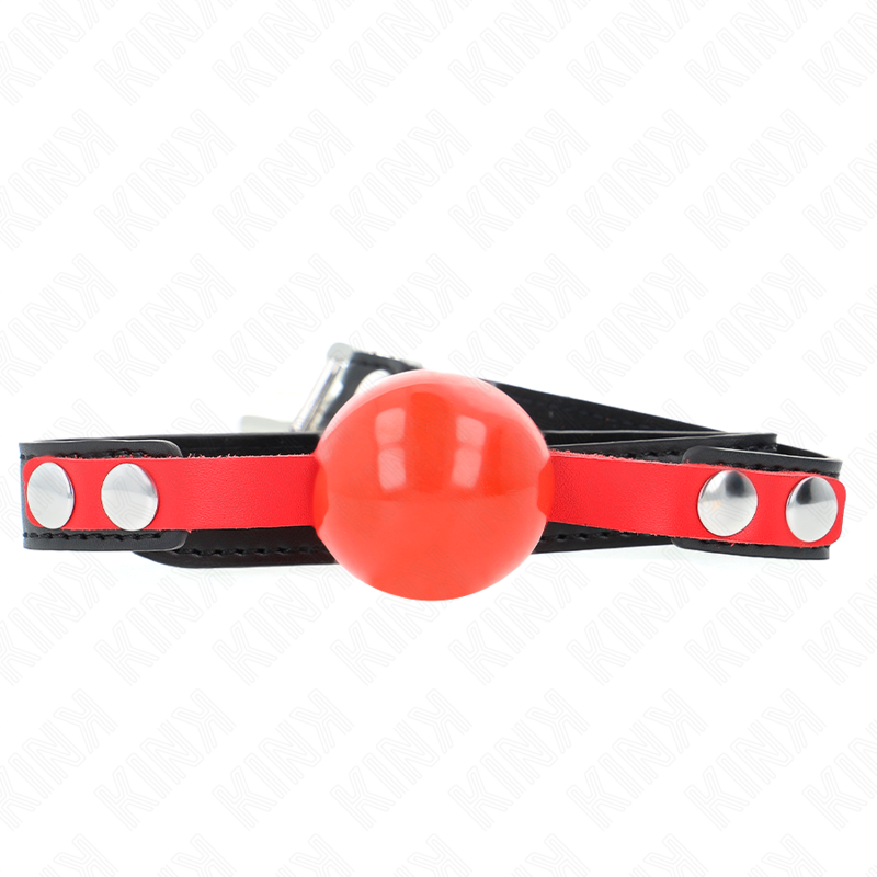 img_189713_ba945c2de344c7c628ead4c7a0534e78_1 KINK - SOFT TPE BALL 4 CM GAG MODEL 4 60 x 2 CM ADJUSTABLE 37-52 CM - Image 1