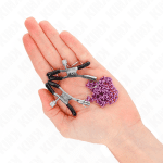 KINK - CHAIN NIPPLE CLAMPS PURPLE 30 CM - Image 2