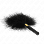 KINK - BLACK GOLD METAL TICKLE FEATHERS 18 CM - Image 2