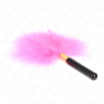KINK - FUCHSIA GOLD METAL TICKLE FEATHERS 18 CM - Image 2