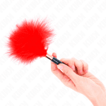 KINK - RED GOLD METAL TICKLE FEATHERS 18 CM - Image 2