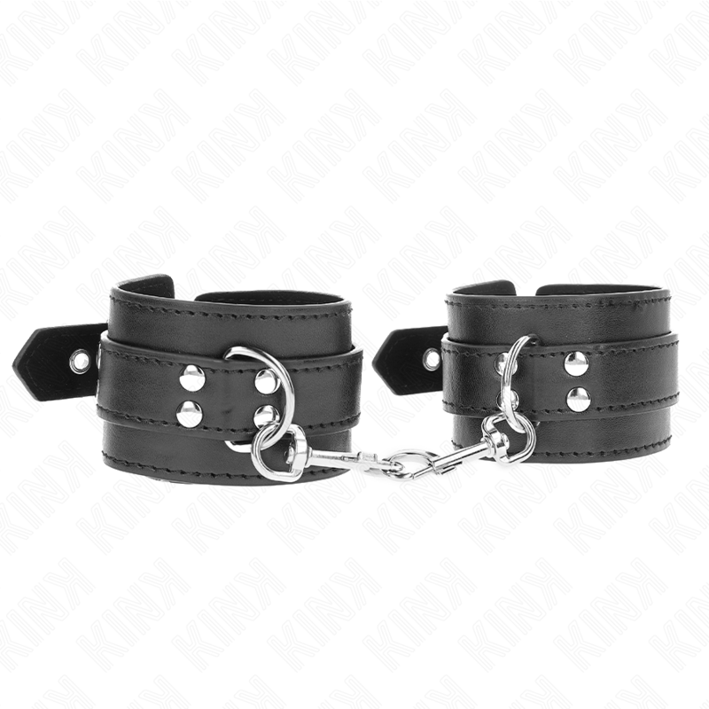 img_190505_7f48f30703112730a9f997324f280aa3_1 KINK - WRIST RESTRAINTS WITH STUDS 35 X 6 CM - Image 1