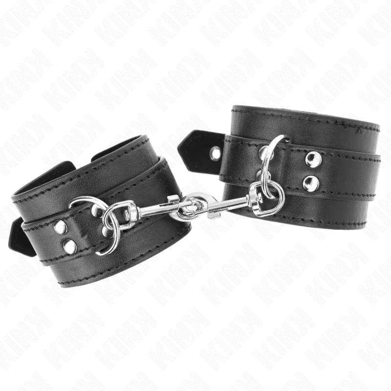 img_190506_9b3ef62df7713275b98a32e0933f8057_1 KINK - WRIST RESTRAINTS WITH STUDS 35 X 6 CM - Image 2
