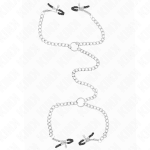 KINK - 4 CHAIN NIPPLE CLAMPS 32 CM WITH LITTLE CHAINS 14 CM