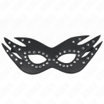 KINK - LEATHERETTE MASK WITH RIVETS MODEL 3 26 x 9.5 CM