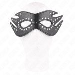 KINK - LEATHERETTE MASK WITH RIVETS MODEL 3 26 x 9.5 CM - Image 2
