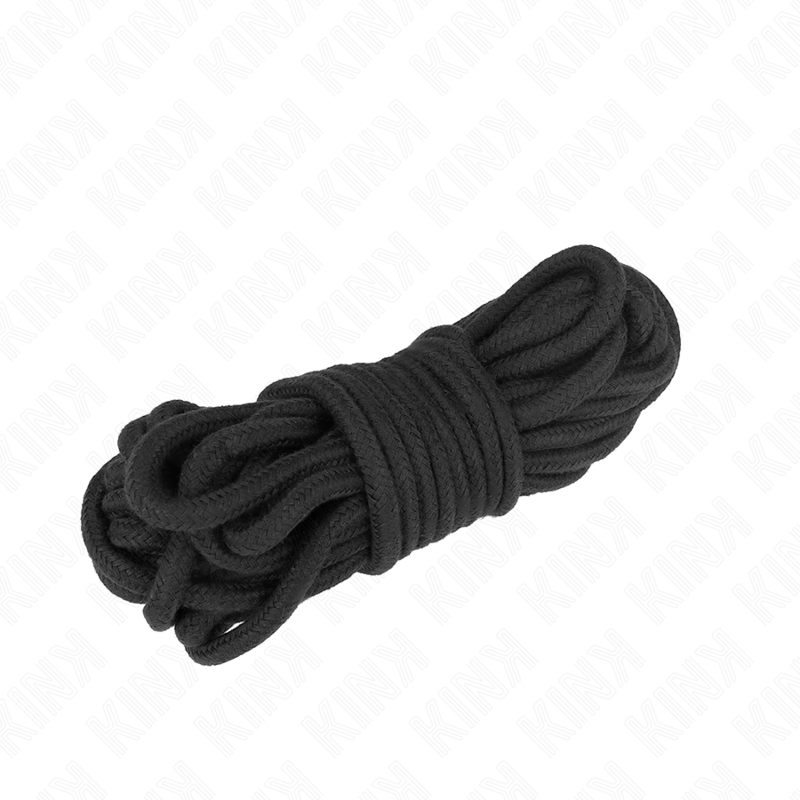 img_191350_227f8e0c907fd78c84d021fe94033668_1 KINK - COTTON ROPE 5 METER BLACK - Image 1