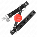 KINK - RED TPE BALL 4 CM GAG 60 x 2 CM - Image 2