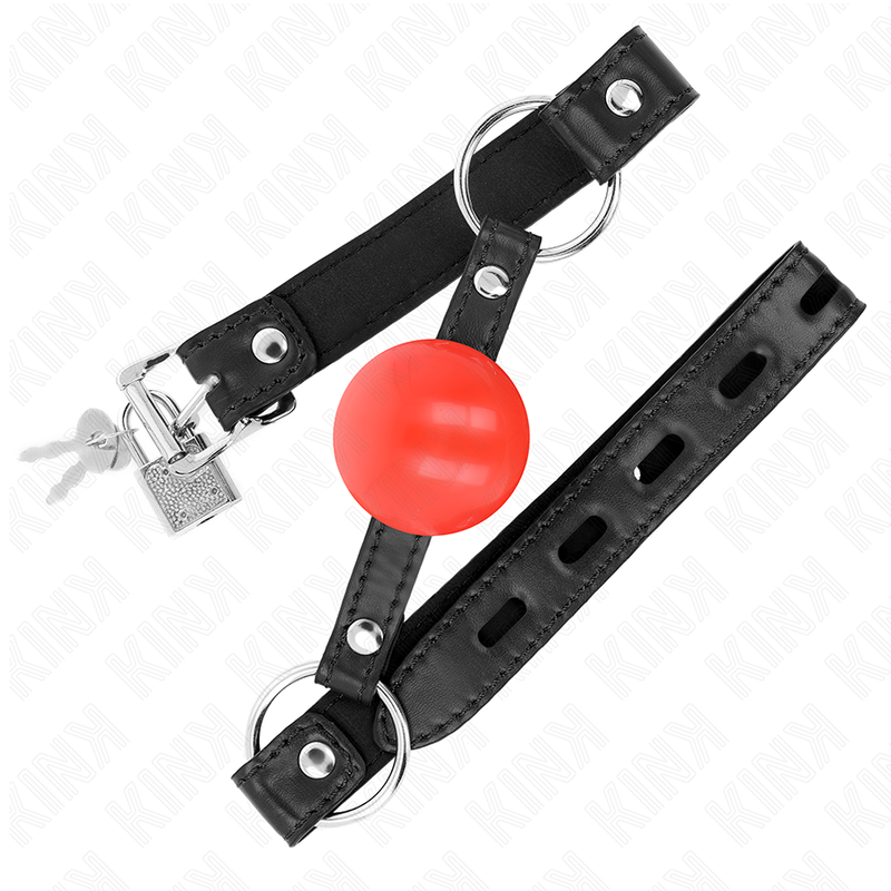 img_191354_ec5b567a0133ea0ebe5f602e3920f7b7_1 KINK - RED TPE BALL 4 CM GAG 60 x 2 CM - Image 2