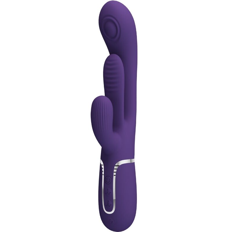 img_191719_4a56e1e9d2447179687e543d5afa2933_1 PRETTY LOVE - SHANIA TRIPLE RABBIT VIBRATOR MULTIFUNCTION PURPLE - Image 1