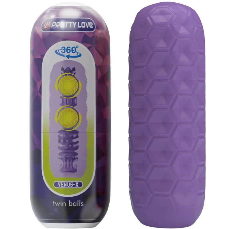 img_191951_5b43c11b73ed720d49240a14fb40aa48_1 PRETTY LOVE - TWIN BALLS MALE MASTURBATOR PURPLE - Image 1