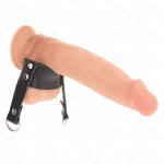 KINK - PENIS RING WITH "D" SHAPE RINGS 18.5 X 3.3 CM - Image 2