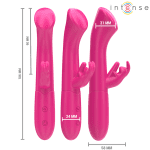 INTENSE - JULIETA RABBIT VIBRATOR 18.6 CM 10 VIBRATIONS PINK - Image 2